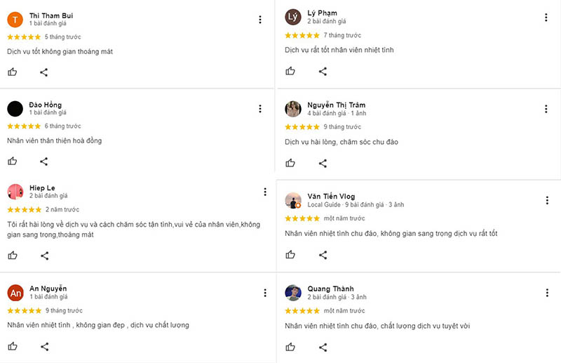 Đánh giá của khách hàng
